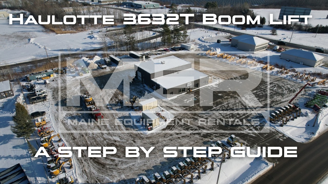 The Haulotte 3632T Boom Lift - A Step By Step