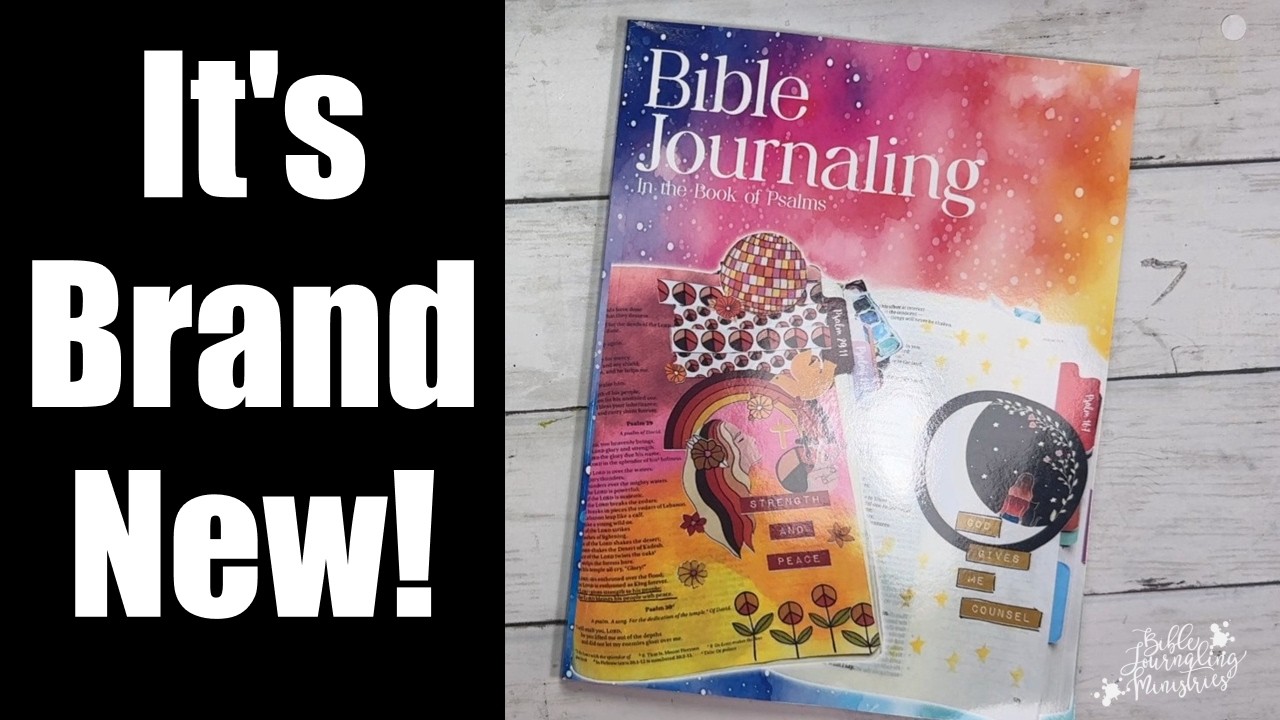 Brand New!!! Bible Journaling in the Book of Psalms - 50 Bible Kits in 1 Book - Let's Look Inside!