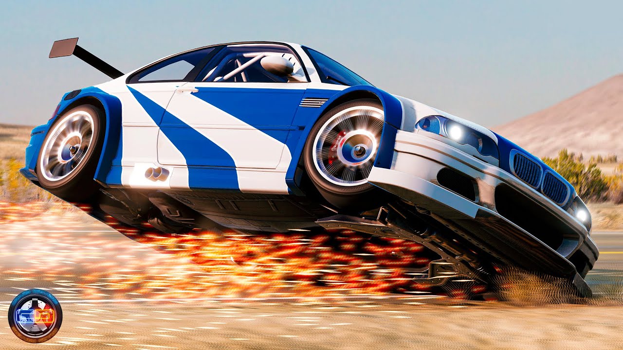 Satisfying Rollover Crashes #60 - BeamNG.drive CRAZY DRIVERS