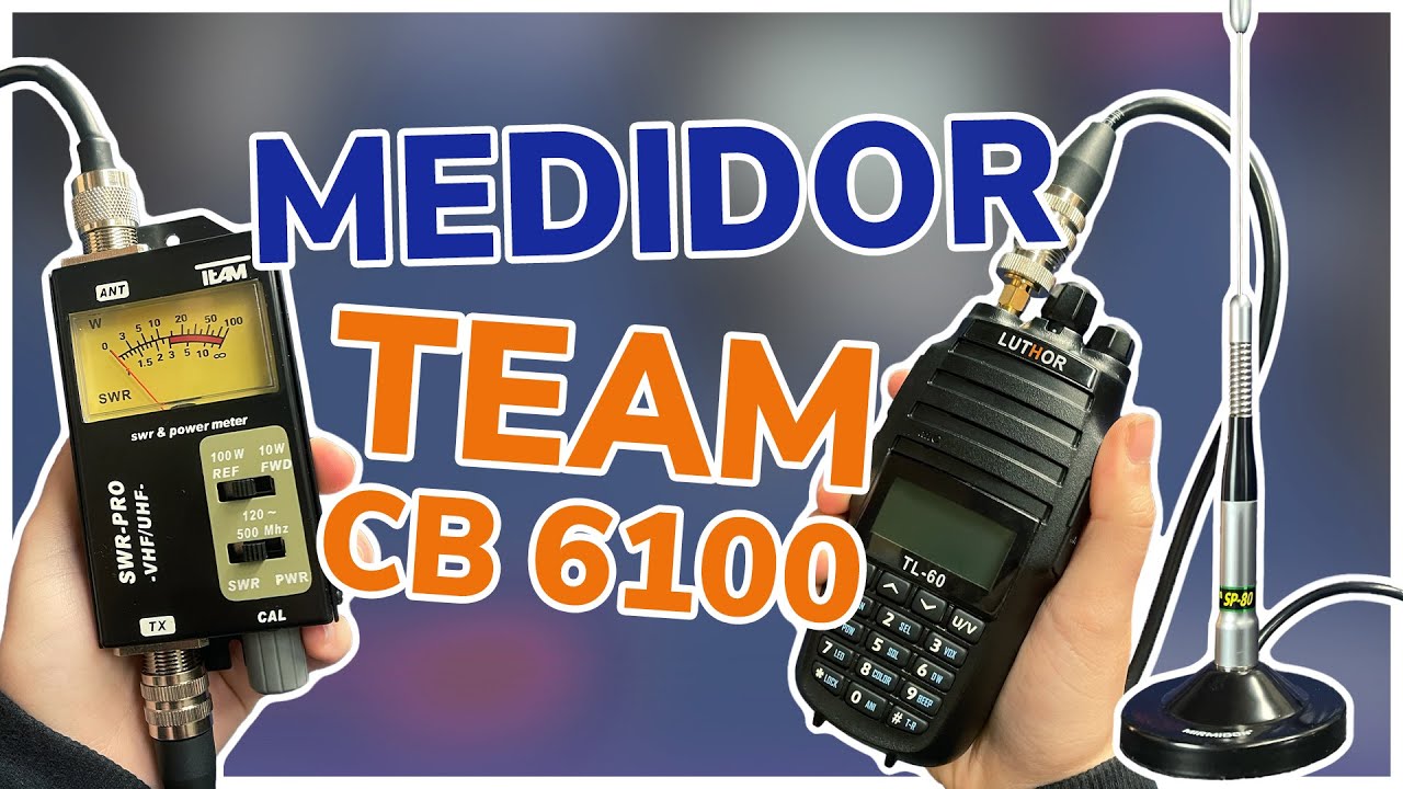 ¿Cómo utilizar el MEDIDOR Team CB-6100? ✅📊