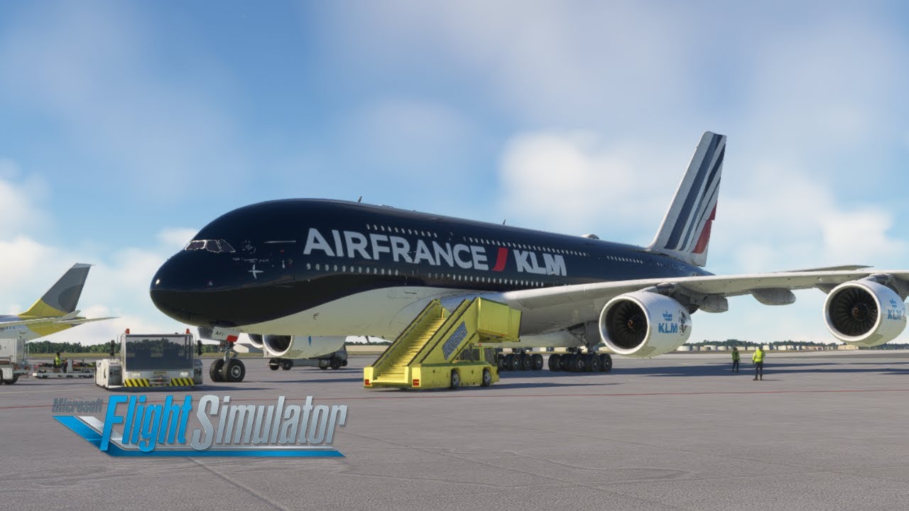 Microsoft Flight Simulator Airbus A380 from Narita RJAA to Incheon RKSI