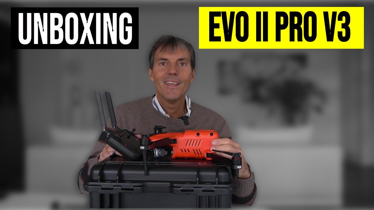 Unboxing DRONE Autel EVO II pro V3 e SMART CONTROLLER SE