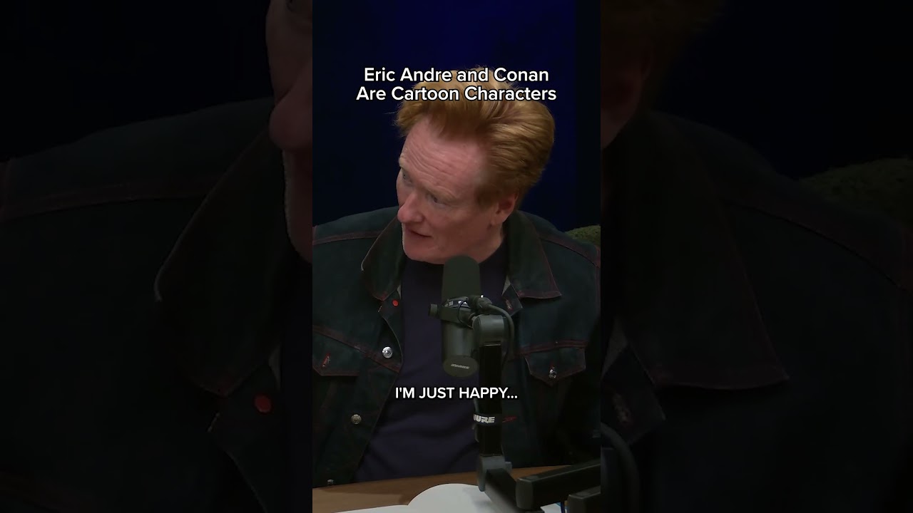 Eric Andre & Conan are cartoon characters. #podcast #comedy
