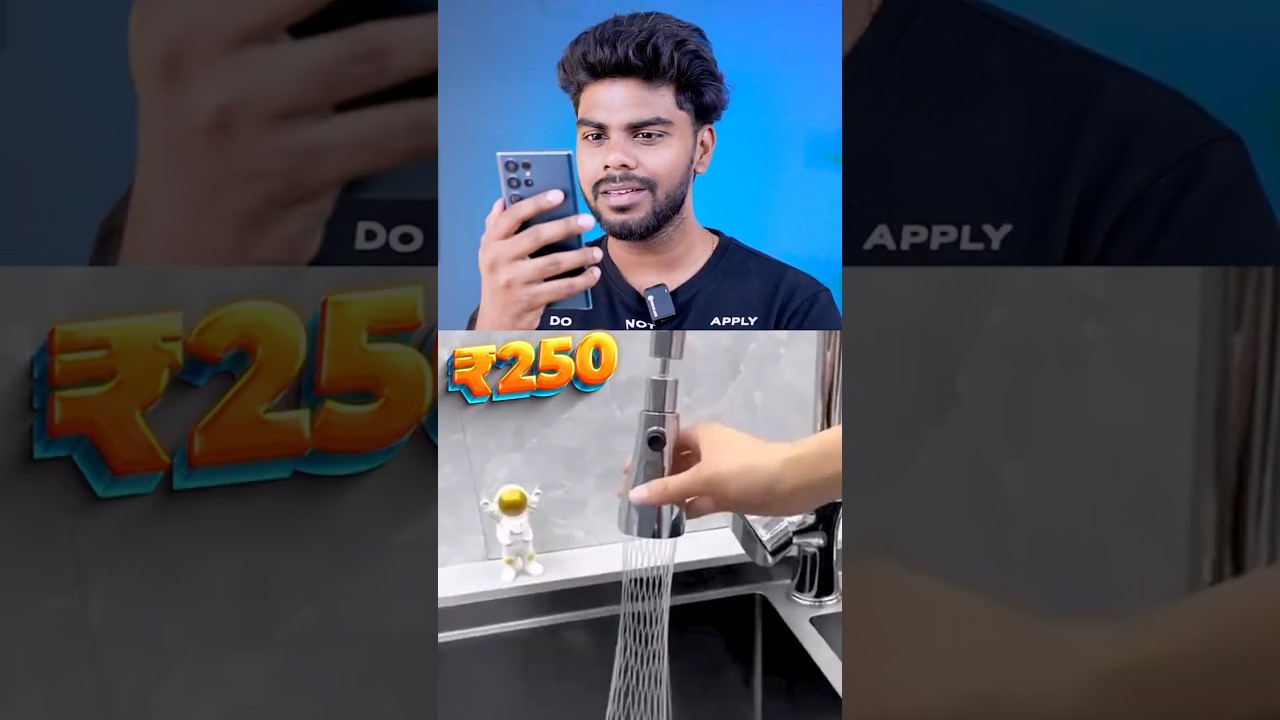 Rs.250 Affordable and பயனுள்ள kitchen Gadgets! 😉 360° Rotating Faucet Splash Head