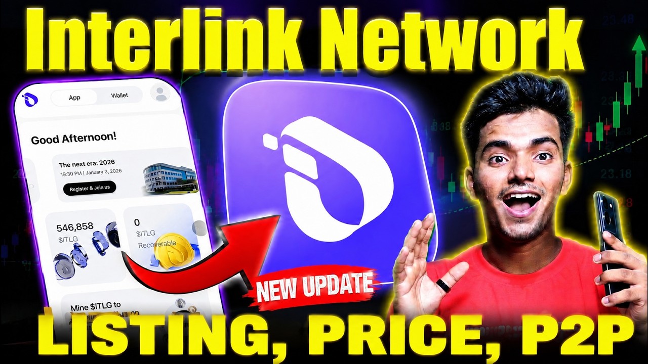 🚀 Interlink Network, P2P, Listing | 🔥$ITL Price? | Interlink Network New Update 🔥