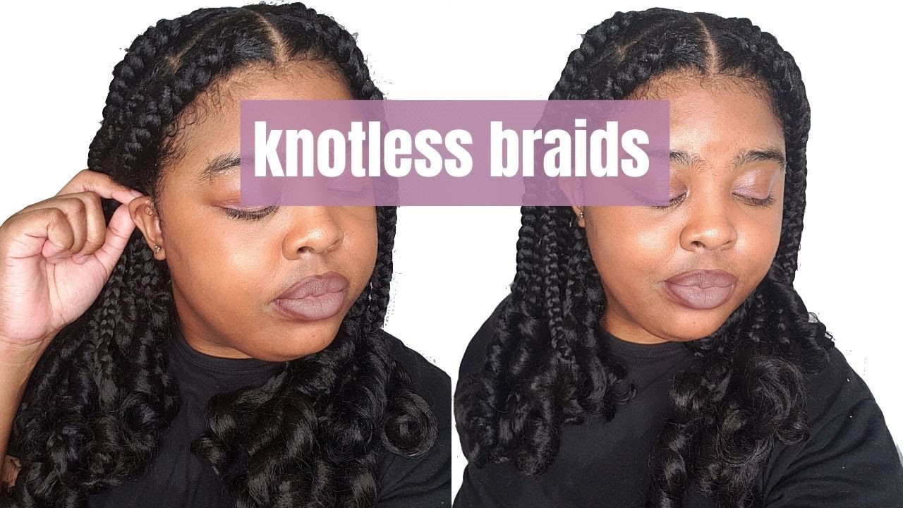 KNOTLESS Curly Box Braids 🧚🏾 jumbo parts | shoulder (short) length | coi leray | tutorial