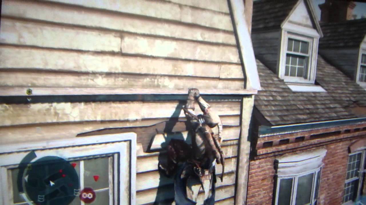 Wii U gamepad Assassins creed 3 gameplay demonstration