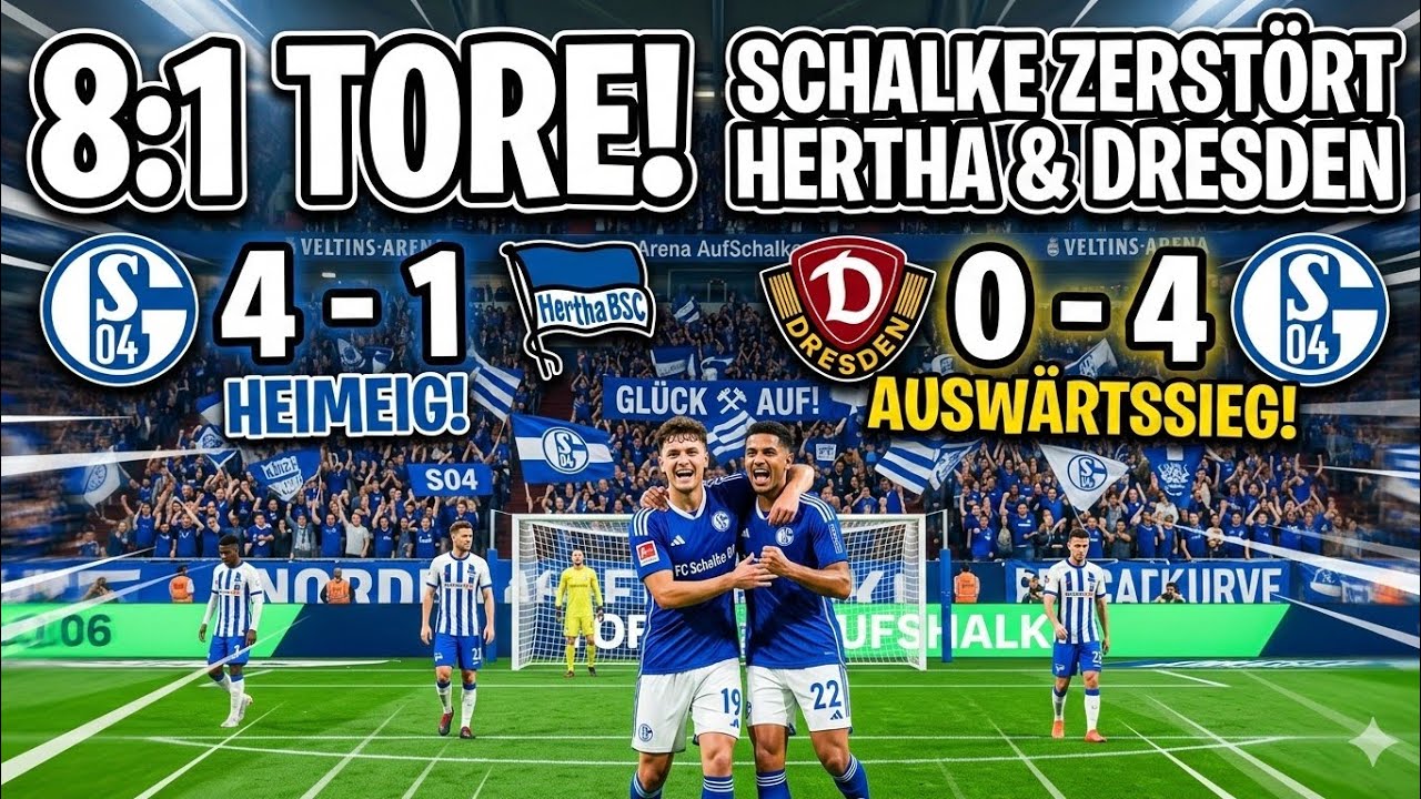 8 TORE IN 2 SPIELEN! 😆 Schalke zerlegt die Liga | FC 26 Schalke #2