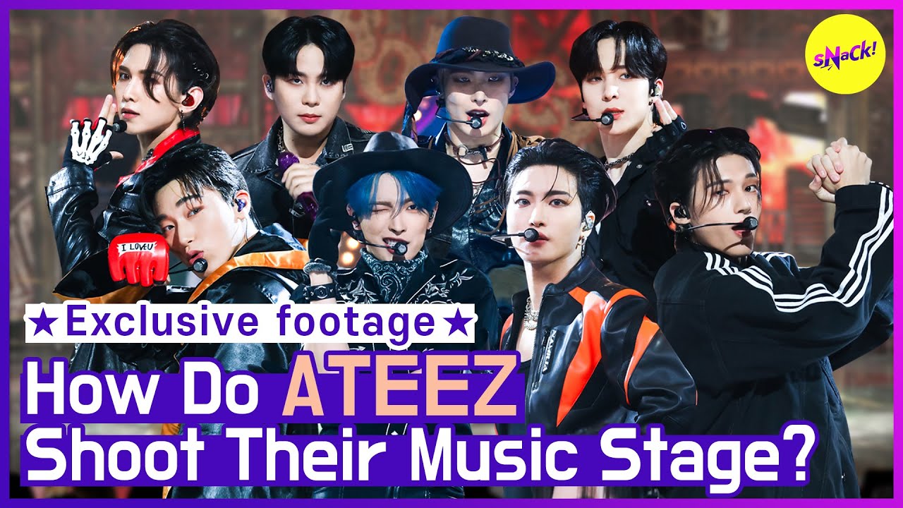 [ЭКСКЛЮЗИВ] Как ATEEZ снимают свою музыкальную сцену? (АНГ)