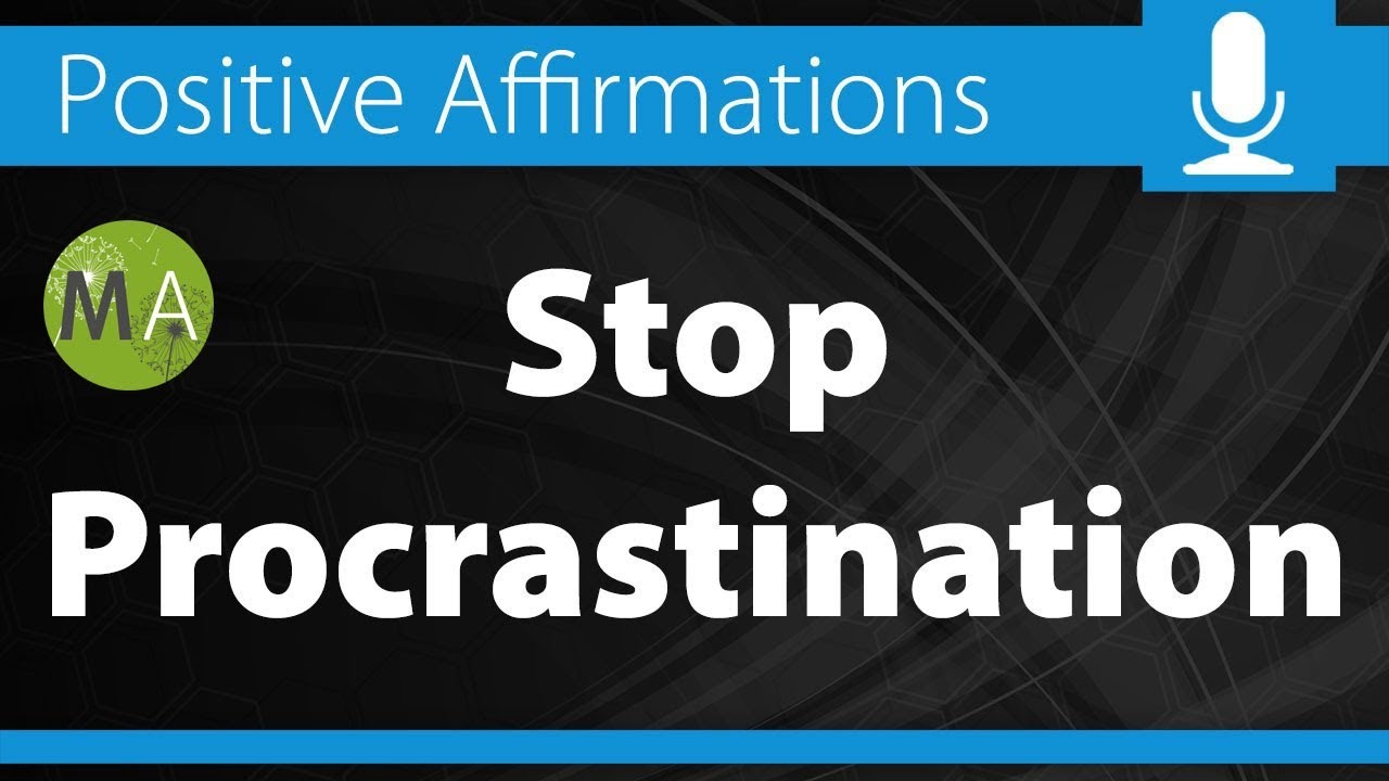Stop Procrastination Positive Affirmations with Isochronic Tones in Alpha, Warm Ambience 3