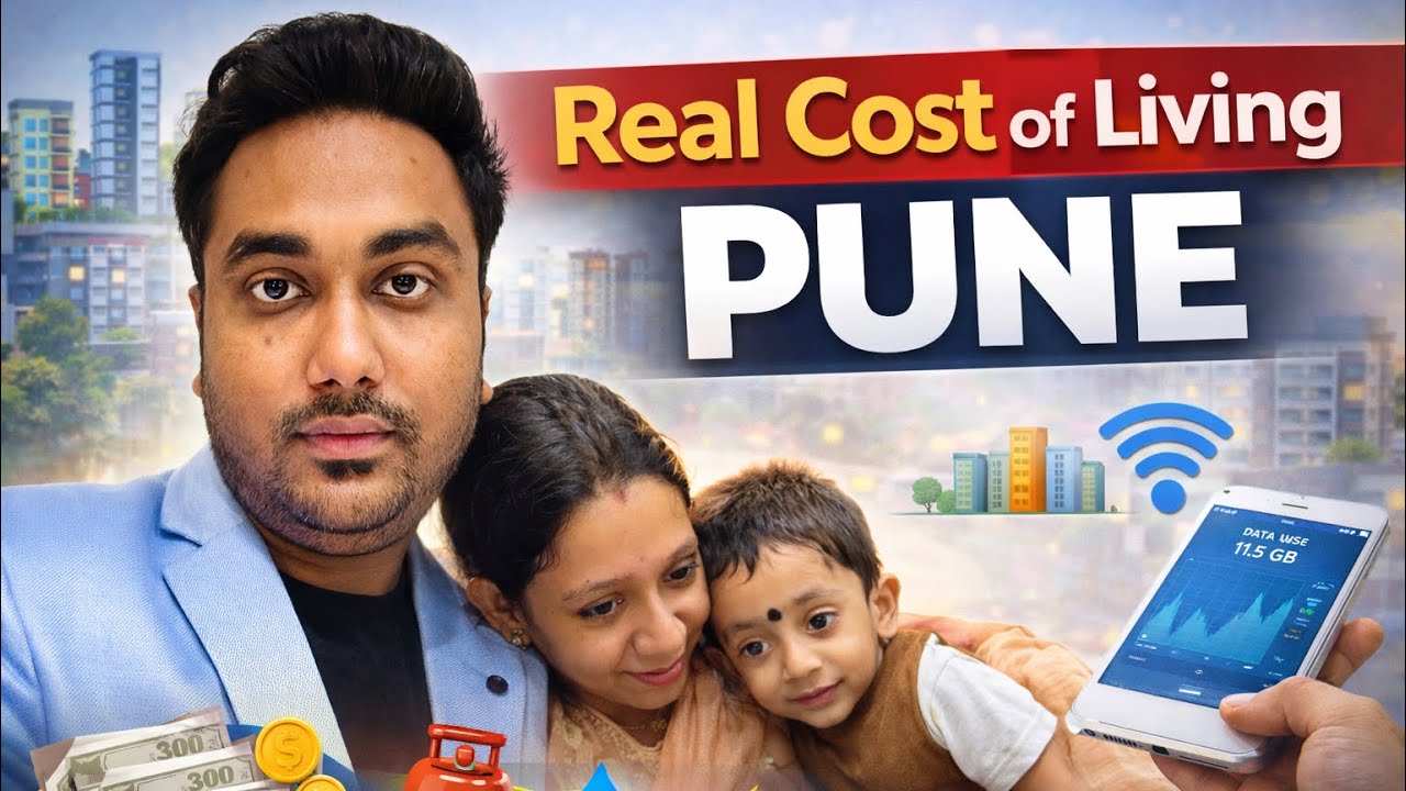 Real Cost of Living in Pune 🇮🇳 | Family Monthly Expenses Explained (No Hype) #india #financeguide