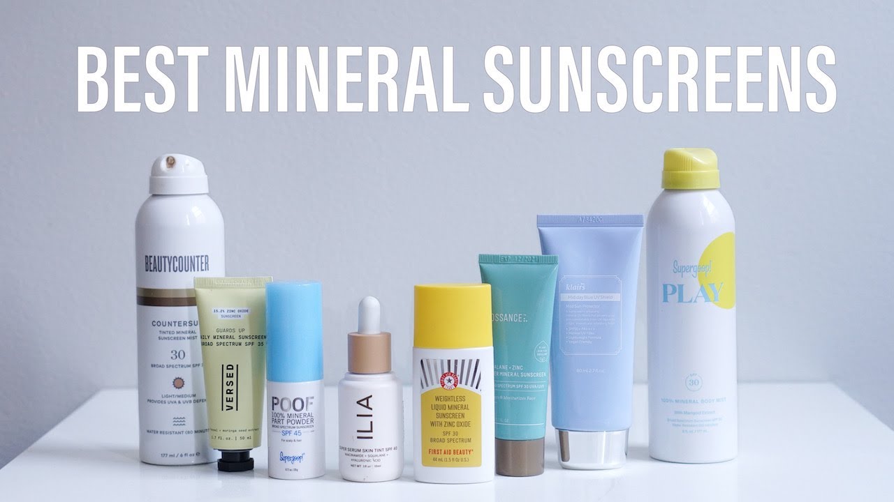 100% Mineral Sunscreen Faves 2020