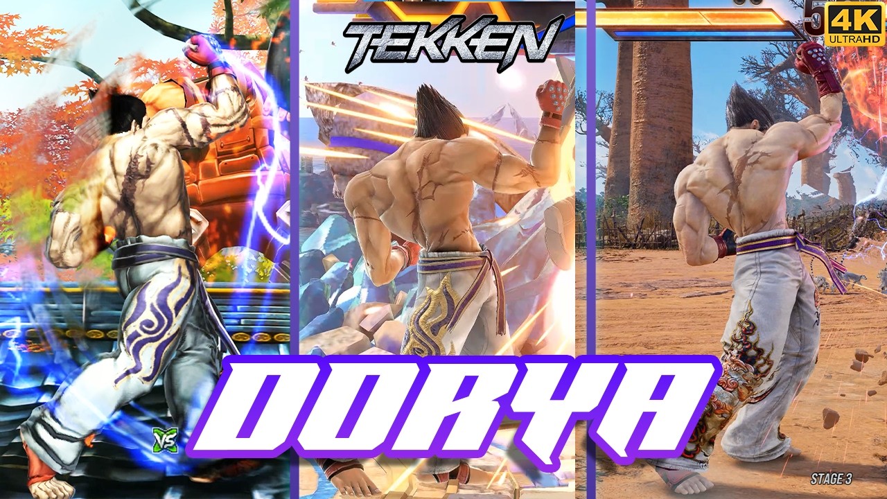 TEKKEN | KAZUYA DORYA COMPARISON ( 1994 - 2025 )