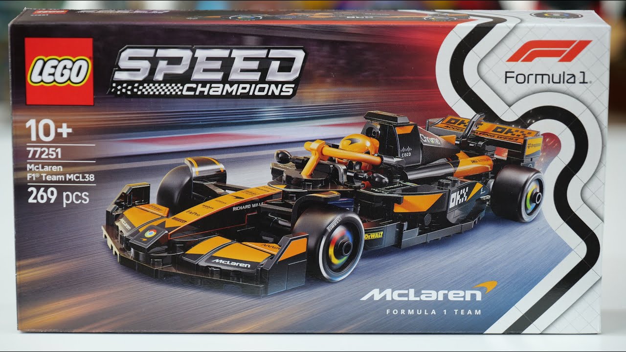 LEGO Speed Champions 77251 McLaren F1® Team MCL38 - LEGO Speed Build Review