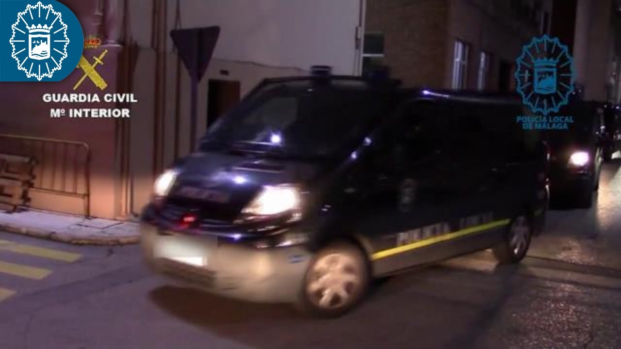 161207 - Policía Local Málaga - Guardia Civil - Operación Coti - Desarticulada organización criminal
