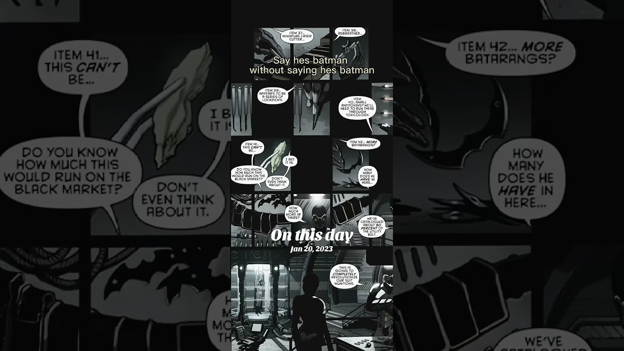 Say He’s Batman Without Saying He’s Batman