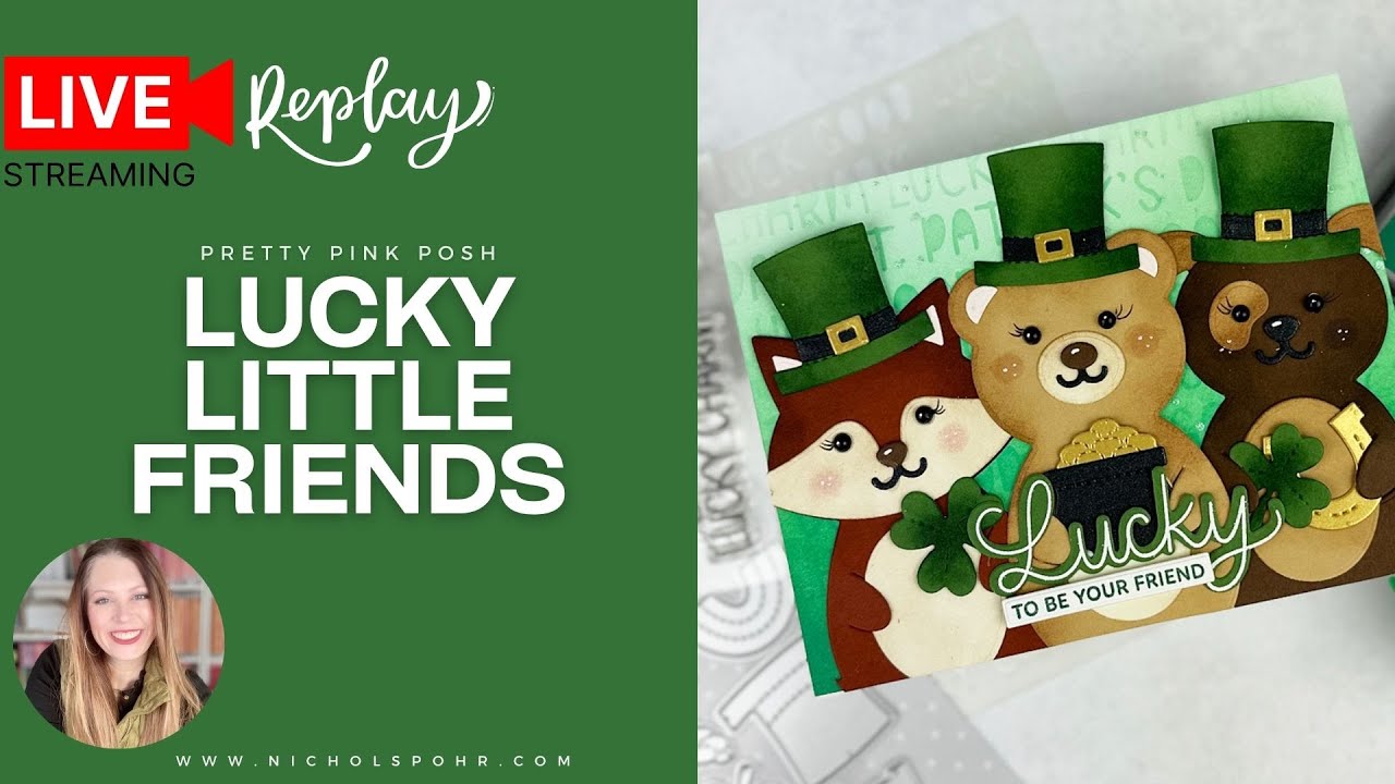 Lucky Little Friends | St. Patrick’s Day Cards with Pretty Pink Posh 🍀