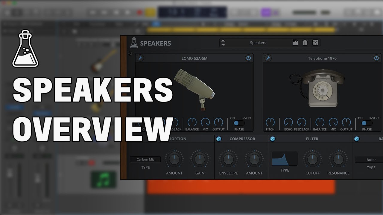 Speakers Overview - Microphone and Speaker Simulation Plugin