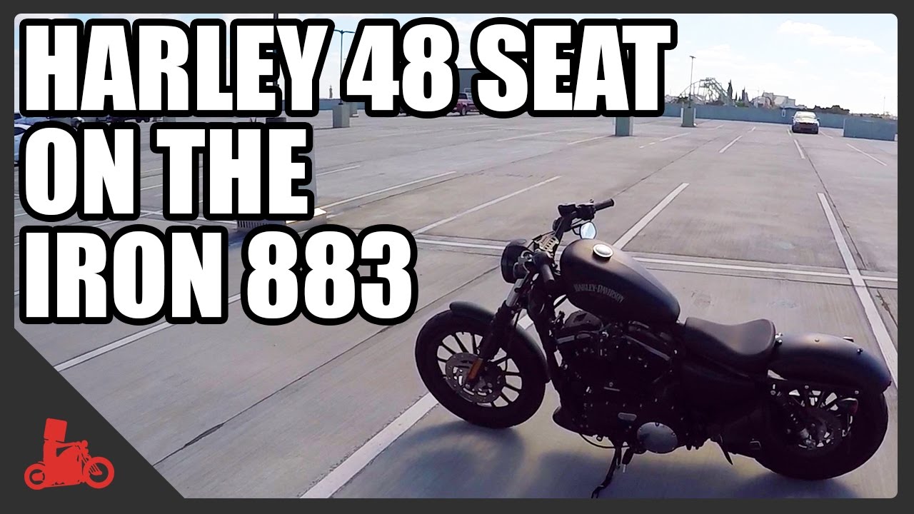 Harley 48 Seat on an Iron 883?!