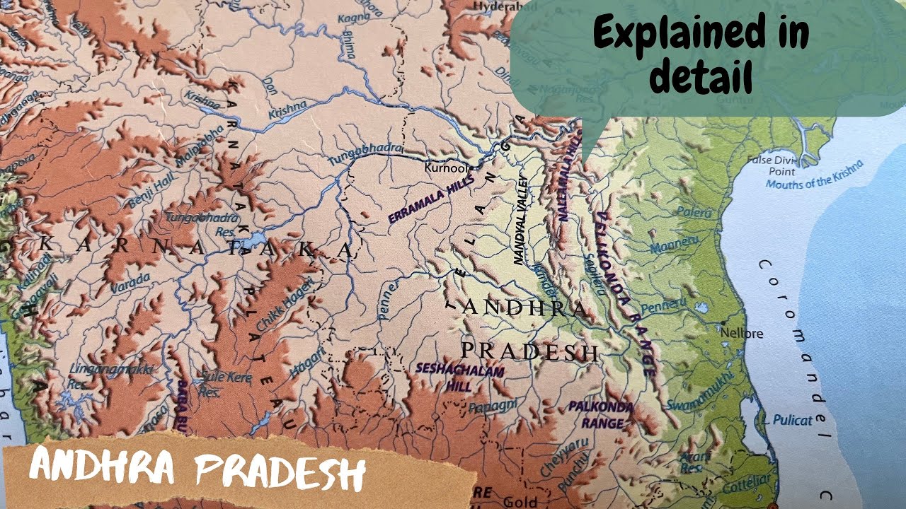 Andhra Pradesh with map | Explained everything with map | For IAS/PCS/SSC | जानिये आंध्र प्रदेश को