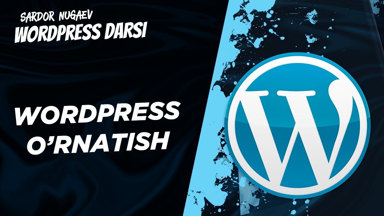 #1  WORDPRESS ЎРНАТИШ - WORDPRESSDA SAYT QURISH