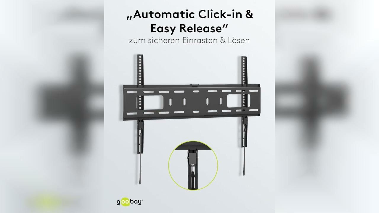 Rezension: Goobay 49891 TV-Wandhalterung Pro Fixed (L), 37