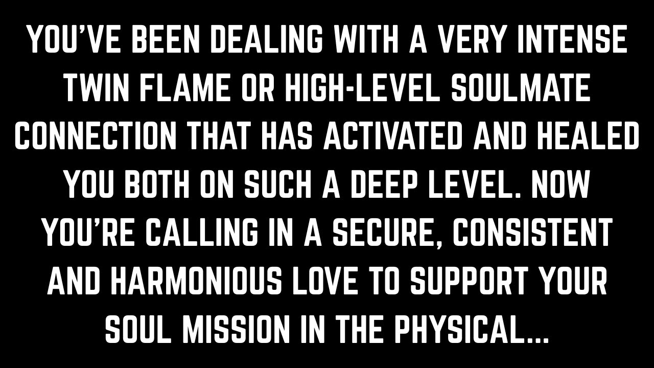 Your twin flame/soulmate activated & healed you. Now you're manifesting a warm, supportive love...