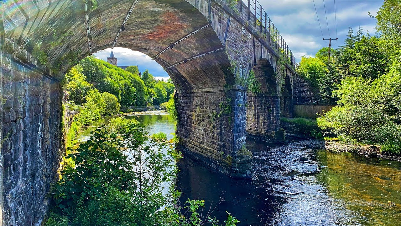 Enchanting Medieval Scottish Countryside Town: Summer ☀️ WALK through Dunblane, Scotland 🏴󠁧󠁢󠁳󠁣󠁴󠁿 4K