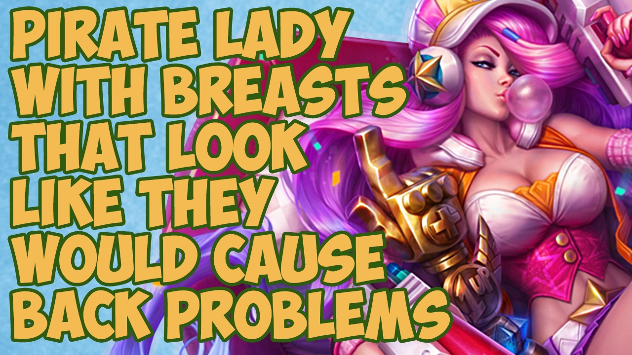 Pirate Lady with Breasts That Look Like They Would Cause Back Problems