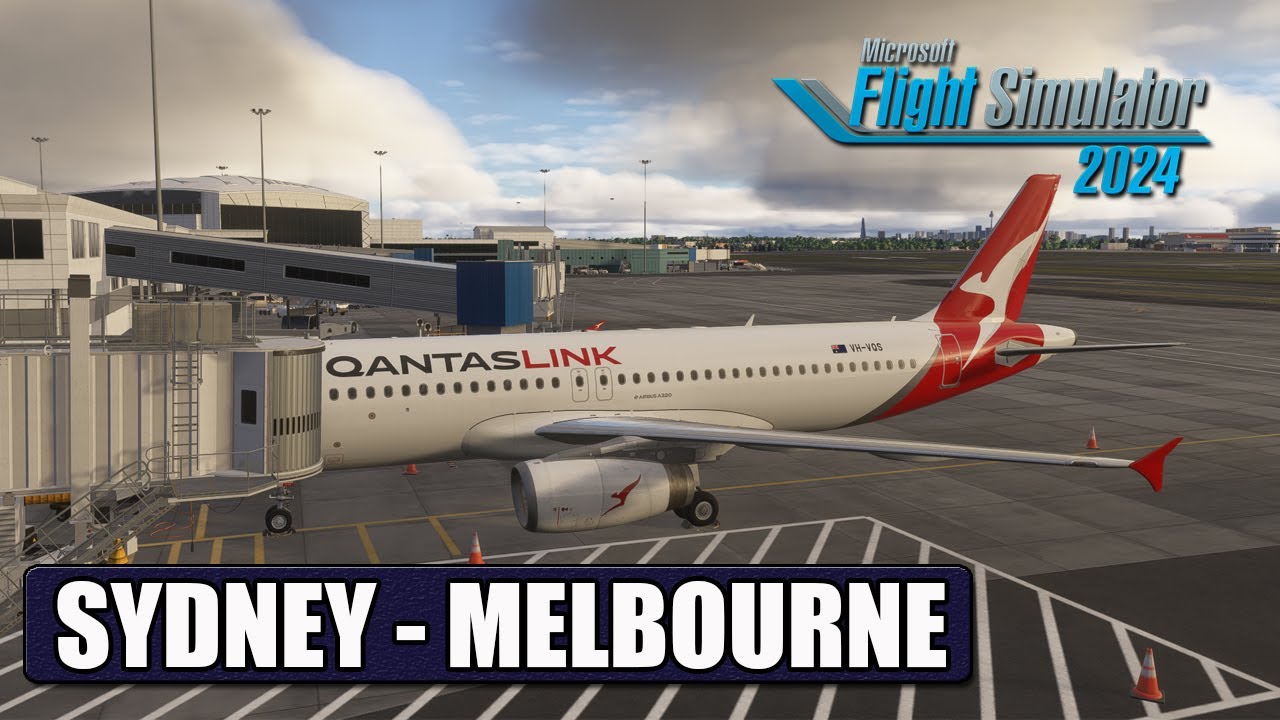 Flight Simulator 2024 ✈️ | Vuelo Online | Sídney a Melbourne | Qantas