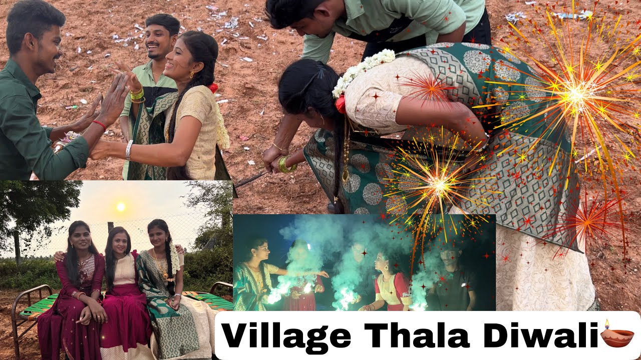 Village Booma Thala Diwali celebration 🎉 Diwali PART 2 | Village Series | Hussain Manimegalai