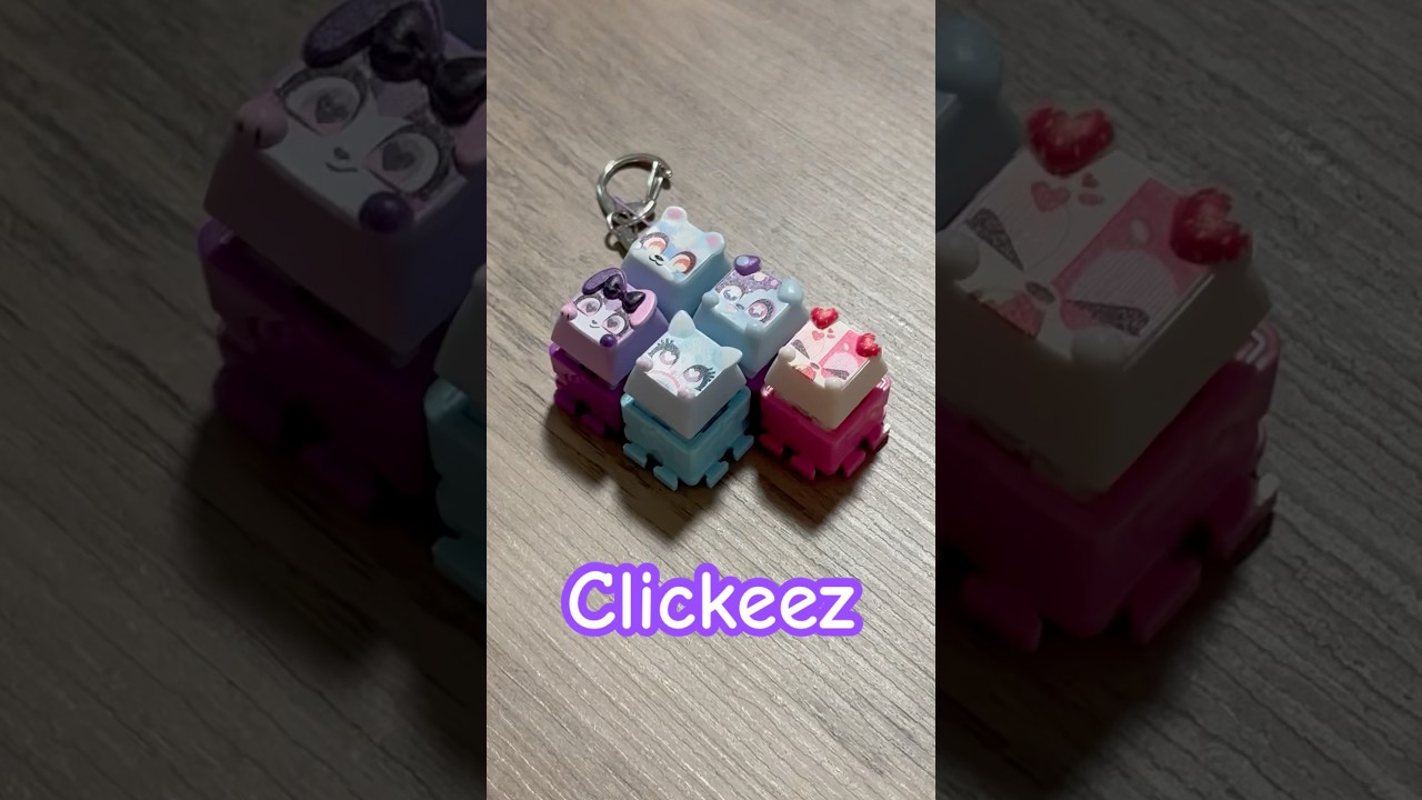 Clickeez Keyboard Keychain Toy #clickeez #fidgettoys #keyboard #asmrsounds #asmr #toy #viraltoys
