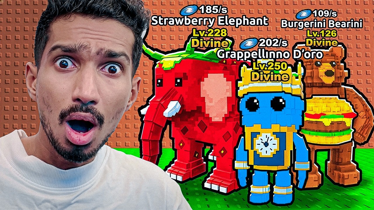 I Got a NEW Divine Farming Trick in Escape Tsunami for Brainrots🤯