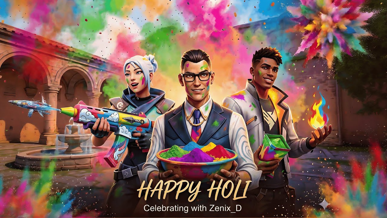 🔴Playing with Colors🎨|VALORANT HOLI STREAM!!💥700 SUB Goal|#590th Stream!!