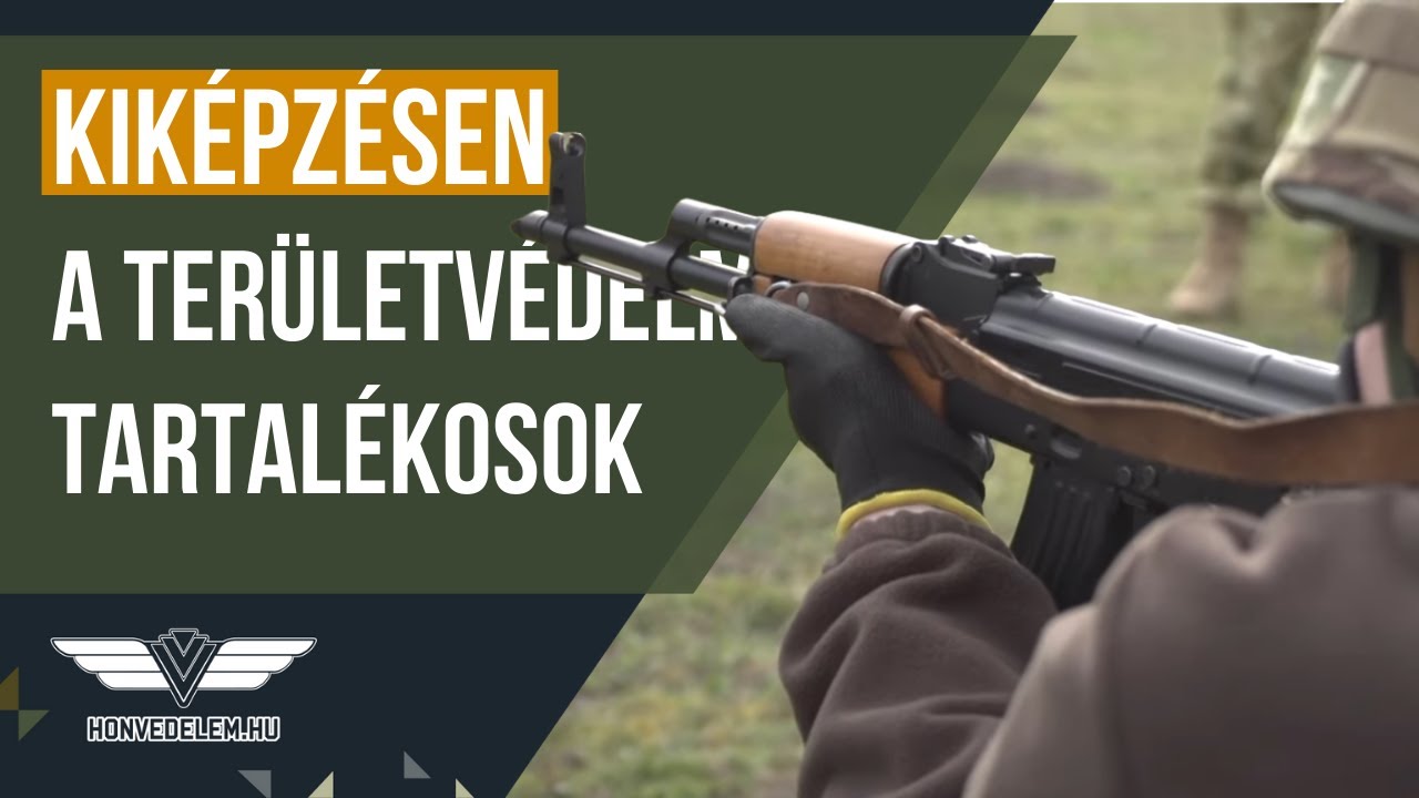 Kiképzésen a területvédelmi tartalékosok