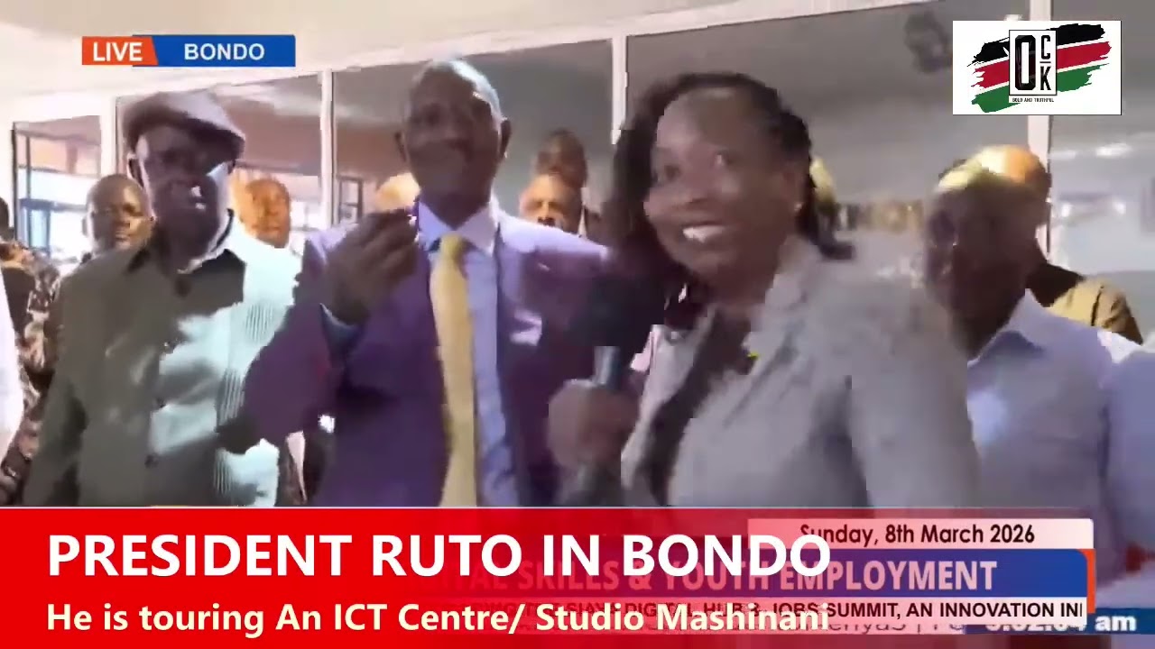 🔥Ruto Impressed By The Number Of Youths Benefiting From Studio Mashinani in Bondo