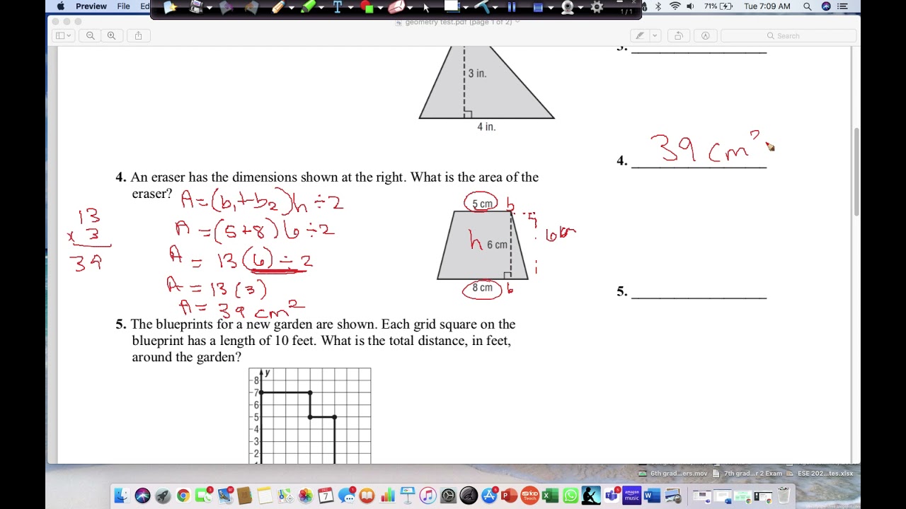 6th grade Study Guide Geometry