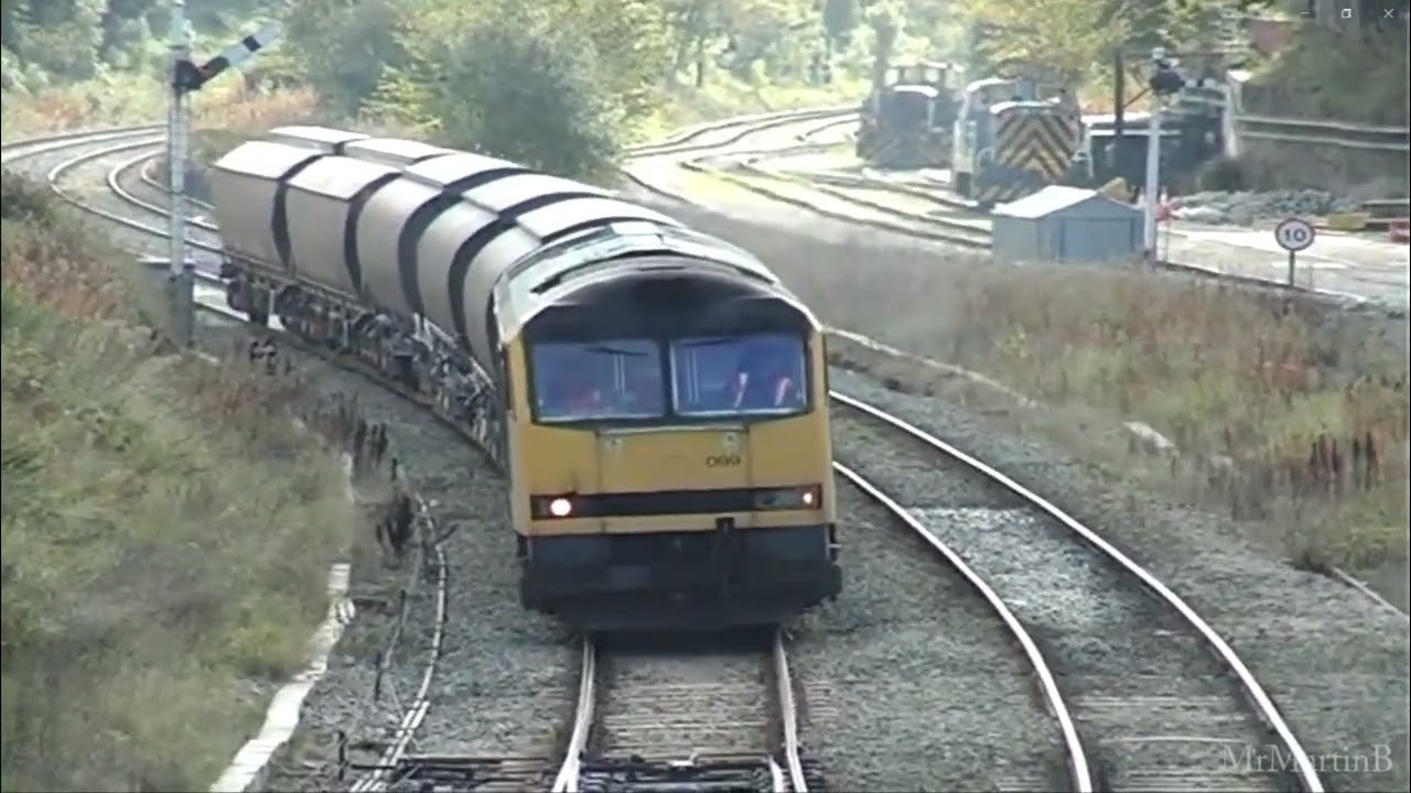 COLLECTING A LOADED STONE TRAIN @ Peak Forest & Great Rocks Junction 2006 Pt2