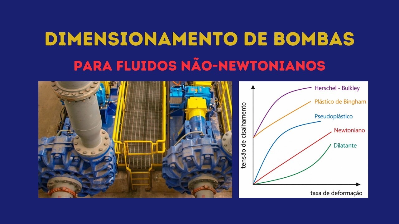 DIMENSIONAMENTO DE BOMBAS PARA FLUIDOS NÃO-NEWTONIANOS | PÓS ENGENHARIA DE MOVIMENTAÇÃO DE FLUIDOS