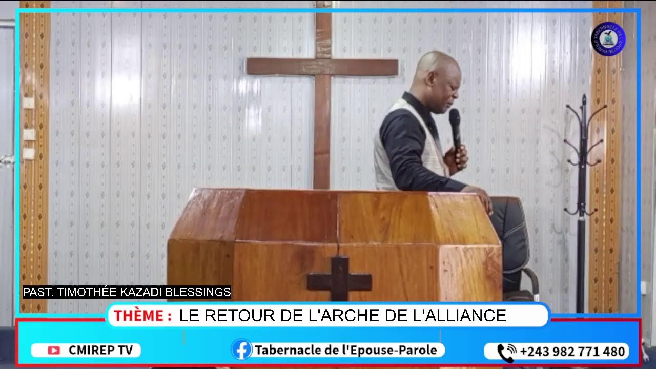 Culte de Ce Dimanche  01/02/2026 LE RETOUR DE L'ARCHE DE L'ALLIANCE