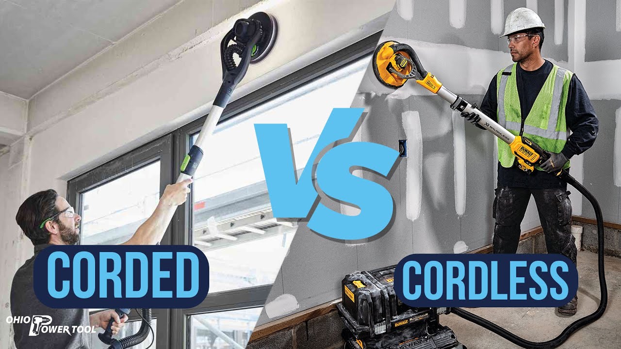 Corded vs. Cordless Drywall Sanders - Which is the Superior Sanding Tool?