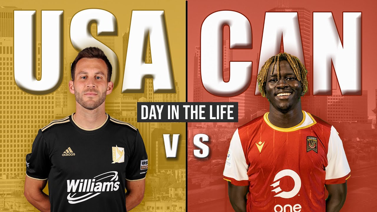 Pro Footballers' Day in the Life | USA vs Canada