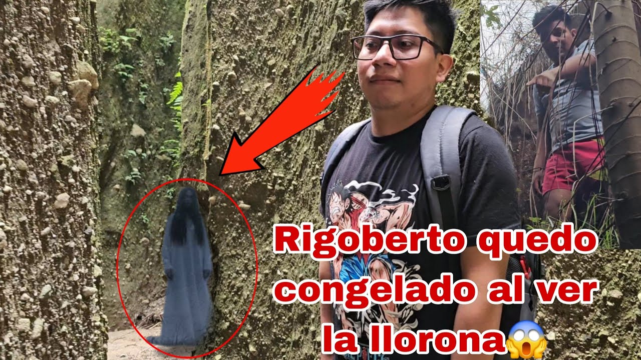 😱Santo DIOS Rigoberto quedo congelado al ver la llorona y andres lo advierte que no se mueve🚨