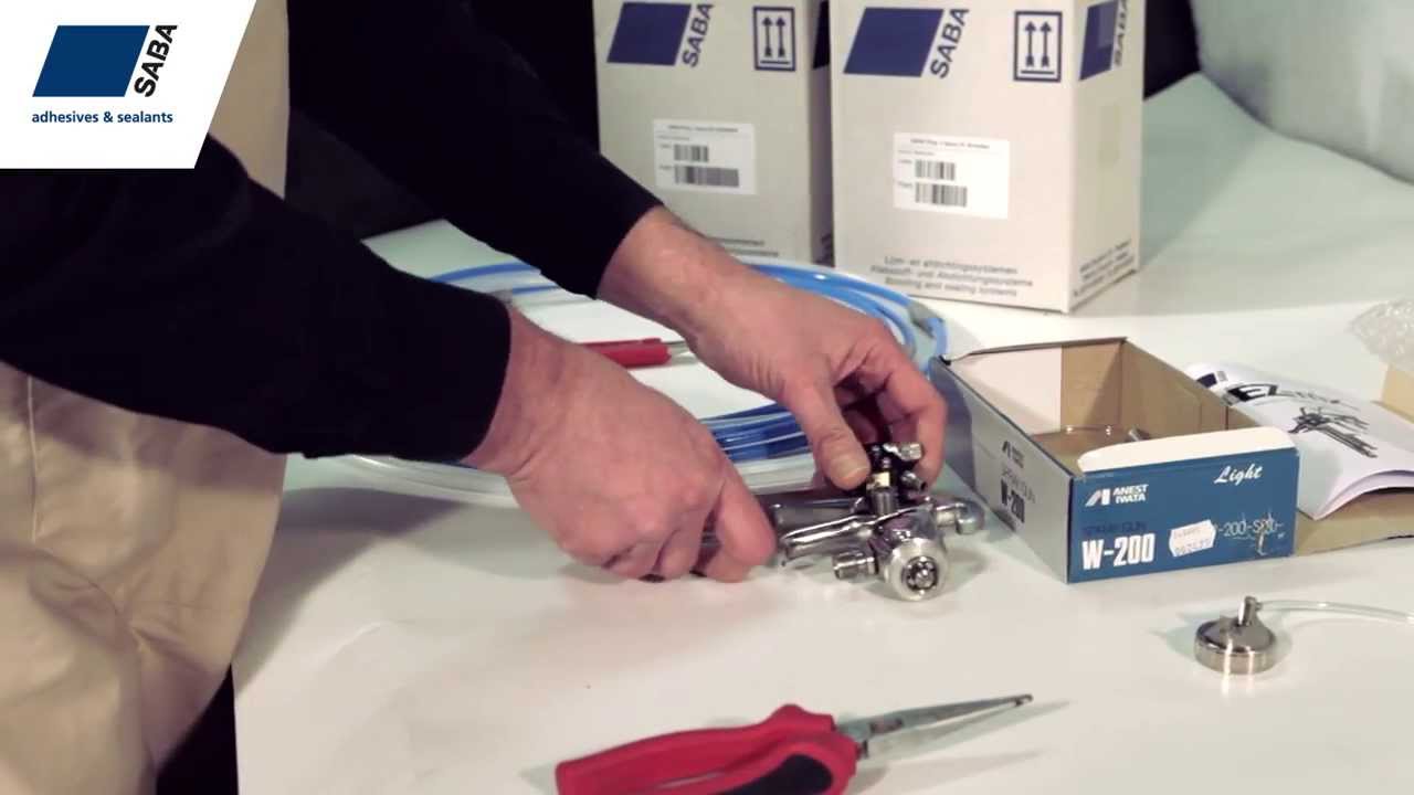 SABA Instruction Video - Adhesive Spray Gun