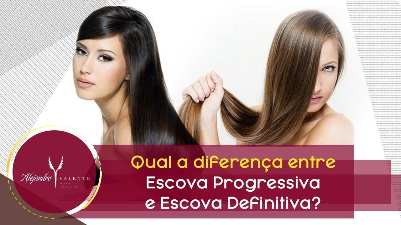 Qual a diferença entre escova progressiva e escova definitiva?