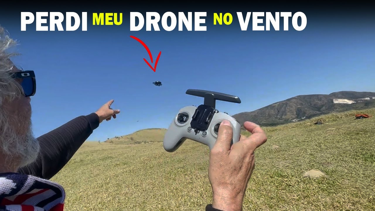 NAO voe seu DRONE no VENTO, vc VAI ficar SEM ELE