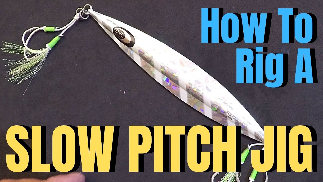 How To Rig A SLOW PITCH JIG assemble your own slow jig