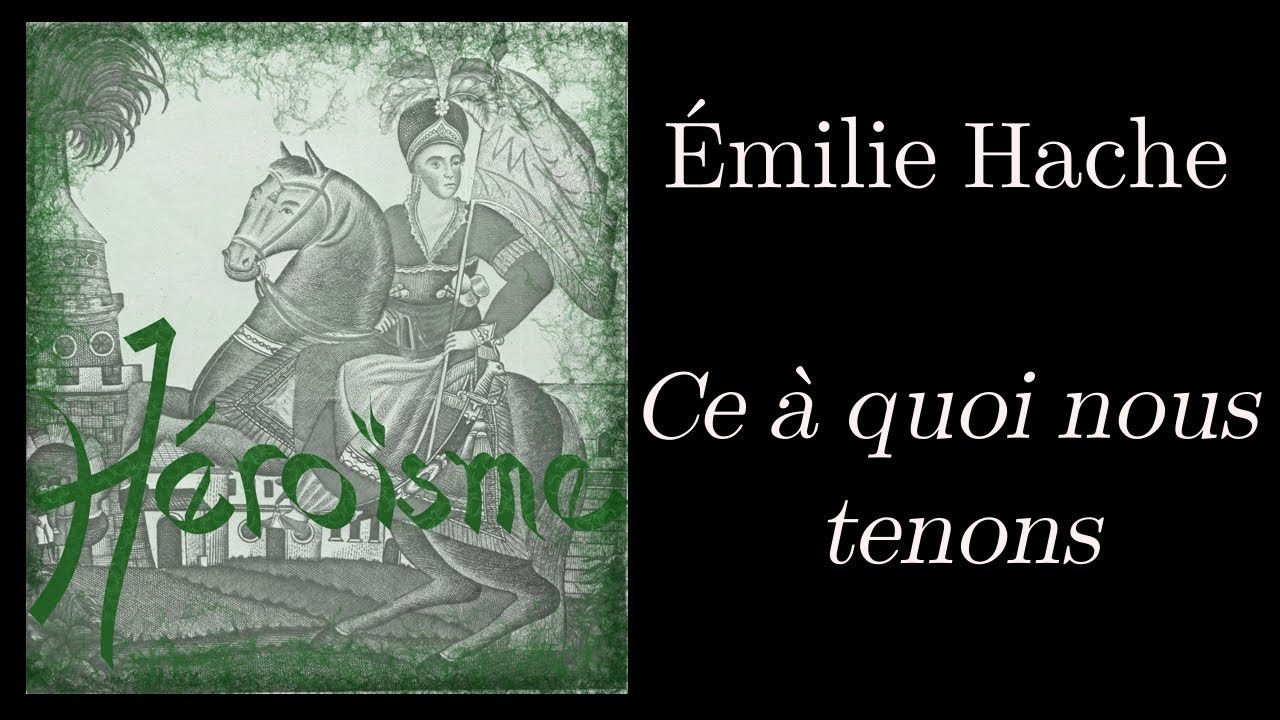 ÉCOPO - Émilie Hache, Ce à quoi nous tenons
