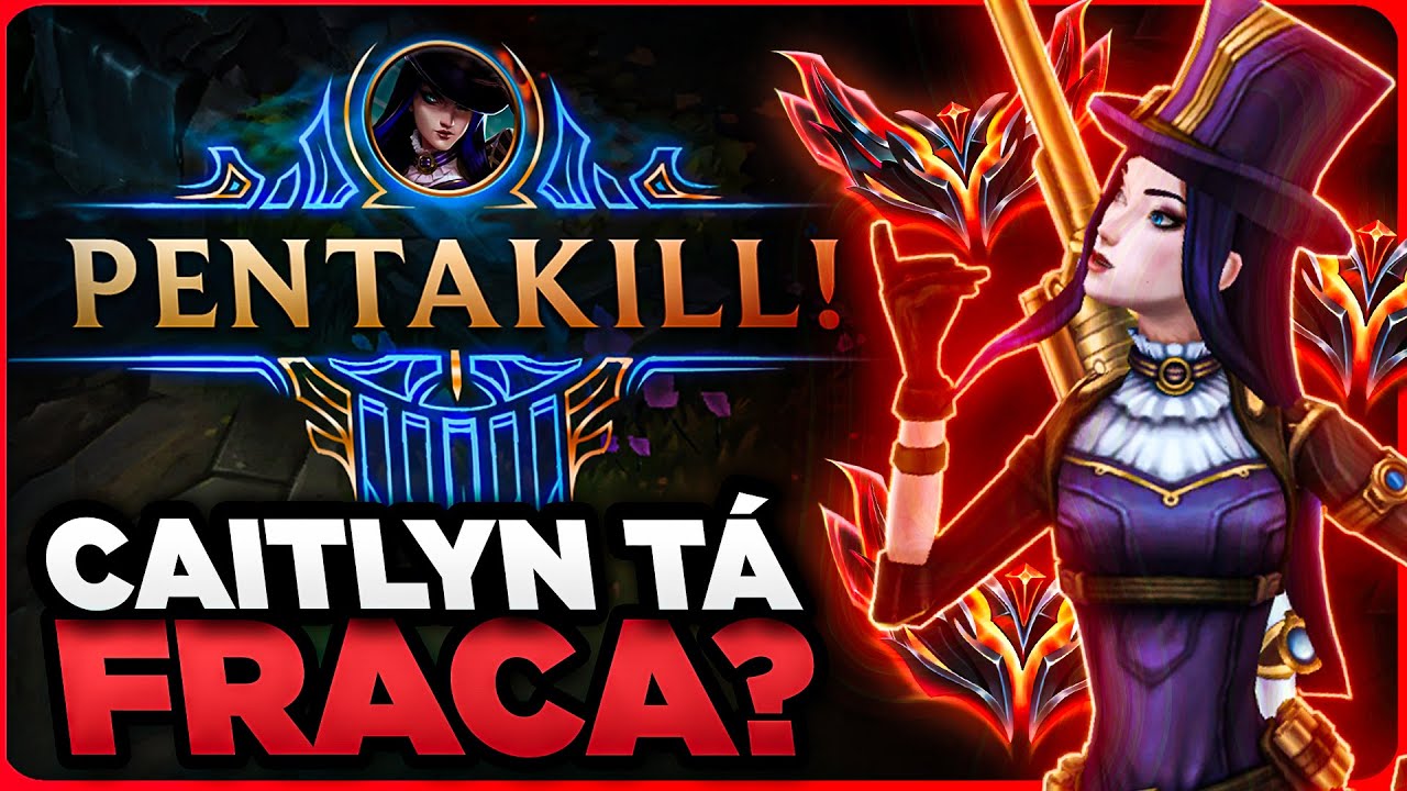 RESUMO de COMO É JOGAR de CAITLYN NESSA SEASON | MONO CAITLYN GAMEPLAY