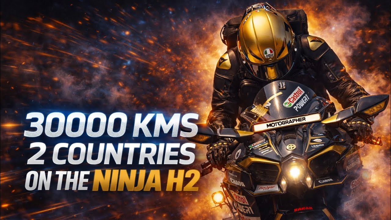 30000 KMS WITH THE NINJA H2 IN TWO COUNTRIES!